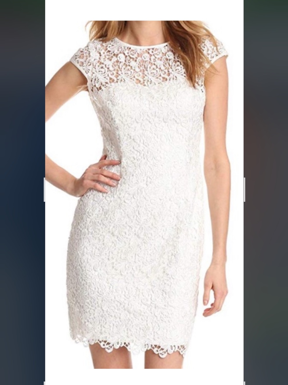 Adrianna Papell lace dress